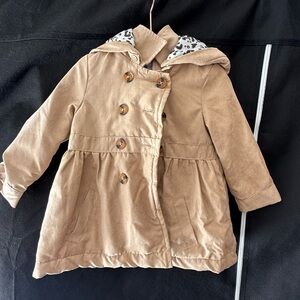 Tahari Kids Brown Hooded Raincoat